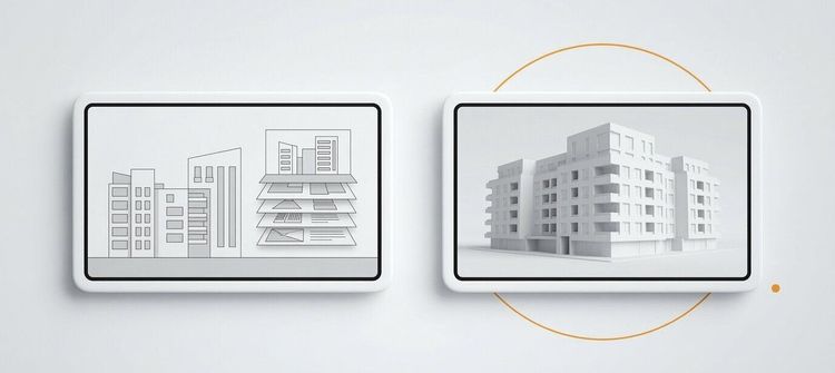 Featured image for article: 2D Animation VS 3D Animation in Real Estate - What to Choose?