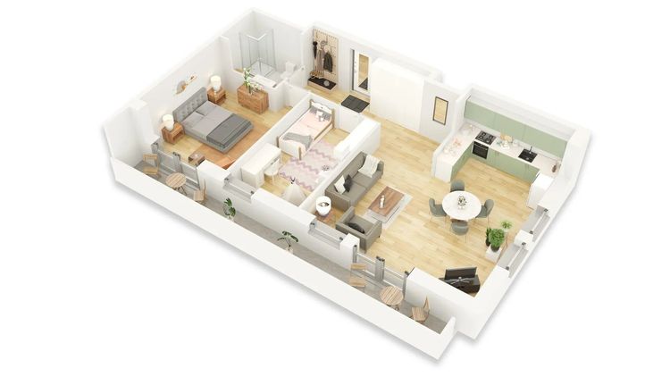 plan mieszkania 3d