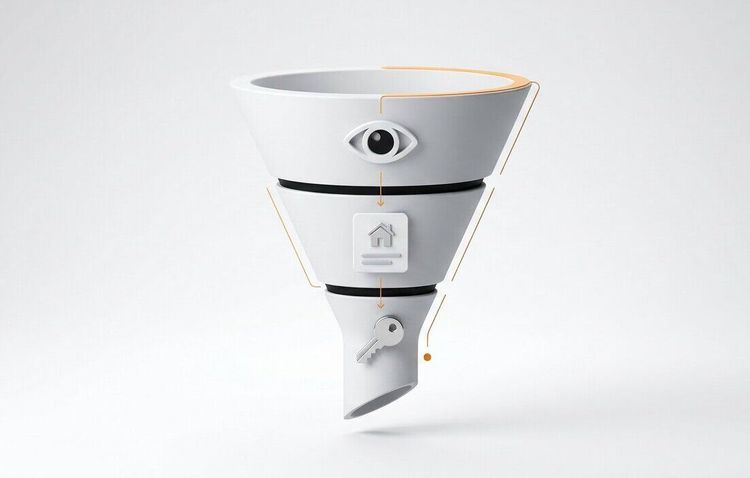 Featured image for article: Sales Funnel in the Real Estate Industry - How Does It Work?