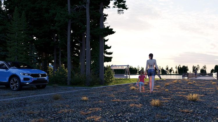 Featured image for article: 3D Renderings for Vacation Resorts, Lakefront Cabins & Glamping Sites