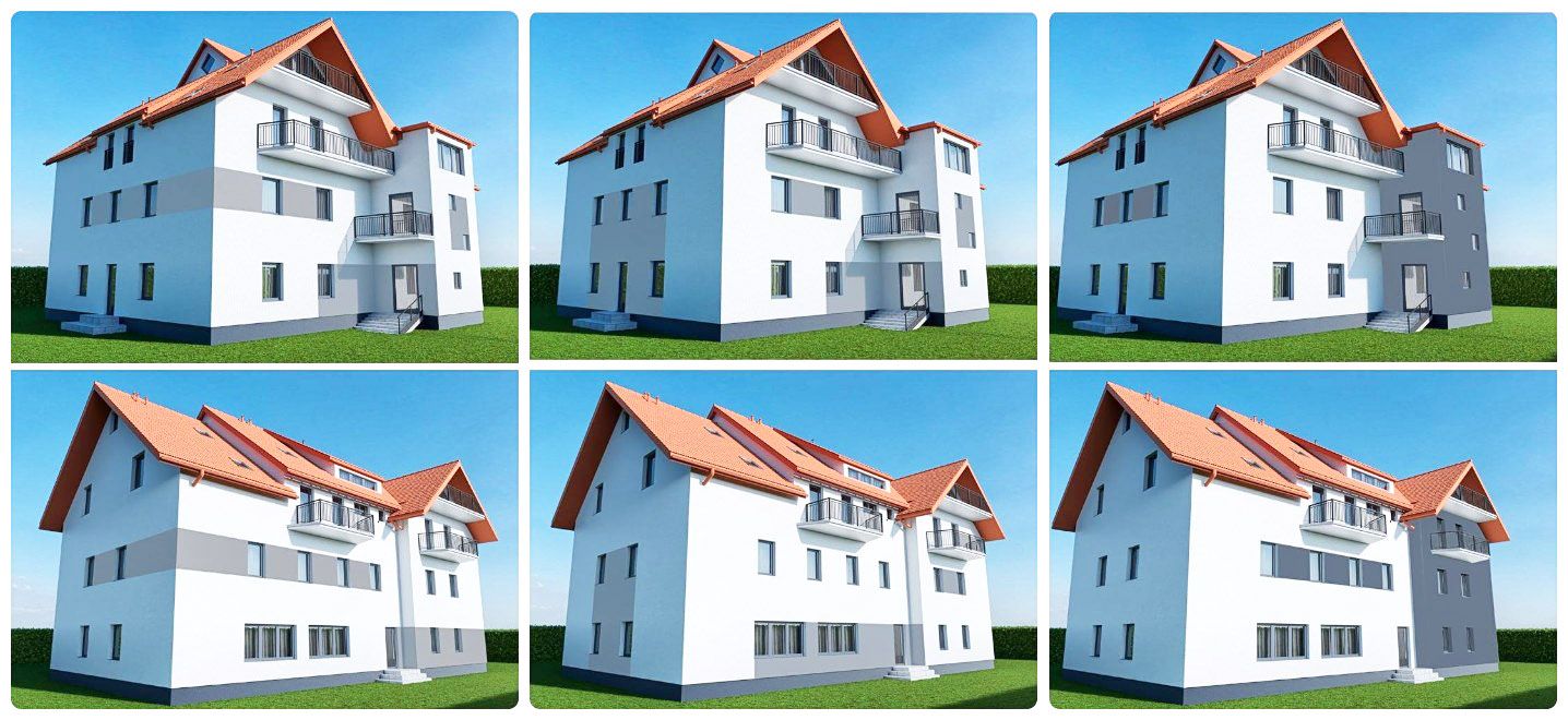 propozycje projektu elewacji w 3d